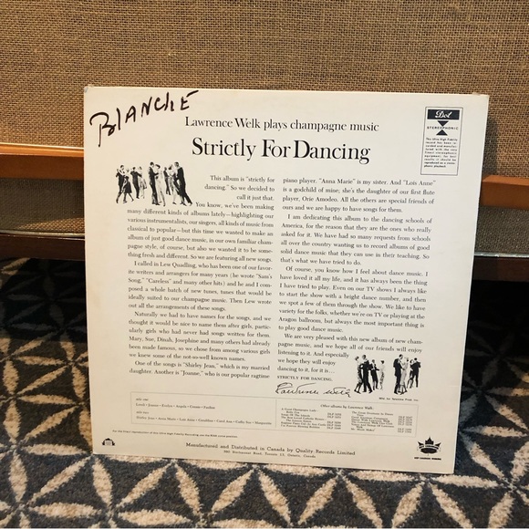 60's "Strictly for Dancing" Lawrence Welk Record - 60's Ballroom Dance Album - Picture 2 of 6